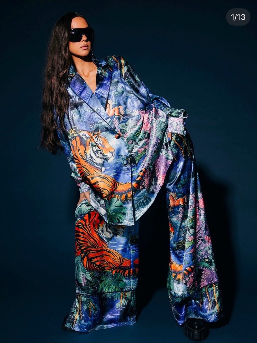 Dressed in LALA ORIGINAL Meet Me on Planet Lala Jacquard Satin Set XL